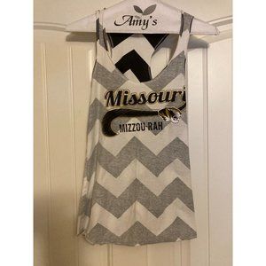University of Missouri Tigers Logo Rivalry Threads Women's Tank Top Medium 7/9